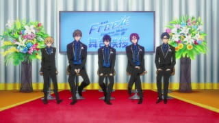 Free! Movie 1: Timeless Medley - Kizuna - Character Butai Aisatsu anime poster
