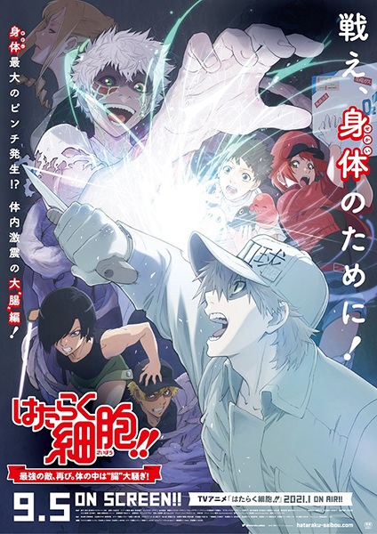 Cells at Work!! the Return of the Strongest Enemy. a Huge Uproar in the Body’s Bowels! anime poster