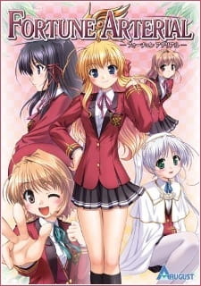 Fortune Arterial: Akai Yakusoku - Tadoritsuita Basho anime poster