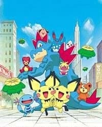 Pokémon: Pichu Bros. in Party Panic anime poster