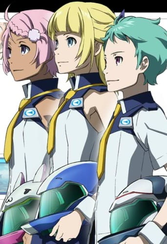 Eureka Seven Ao Ova anime poster