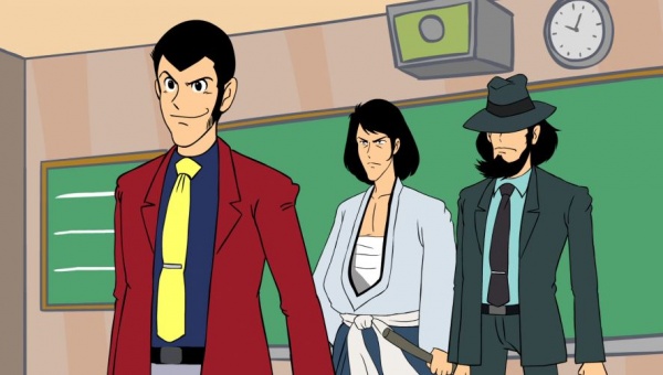 Lupin Shanshei Pilot anime poster