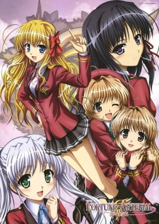 Fortune Arterial: Akai Yakusoku anime poster