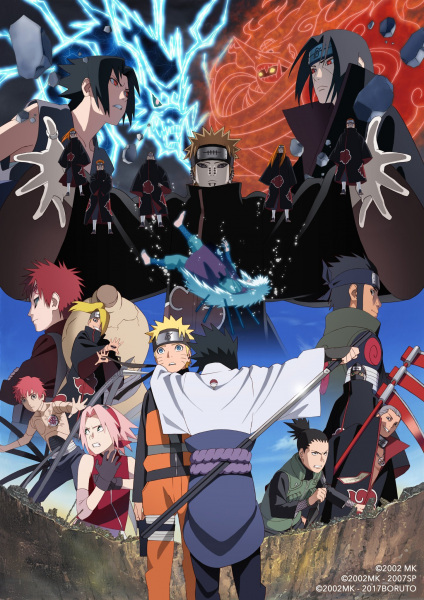 Road of Naruto anime poster