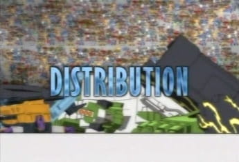 Transformers Energon: Distribution anime poster