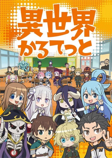 Isekai Quartet anime poster