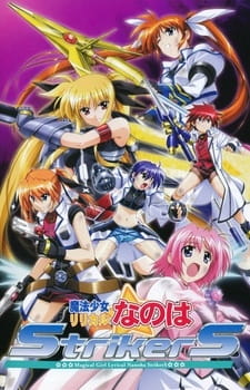 Magical Girl Lyrical Nanoha Strikers anime poster