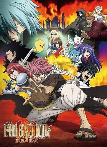 Fairy Tail the Movie: The Phoenix Priestess anime poster
