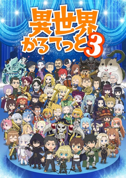 Isekai Quartet 3 anime poster