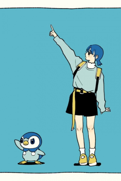Piplup Step anime poster