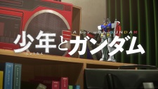 A Boy With Gundam