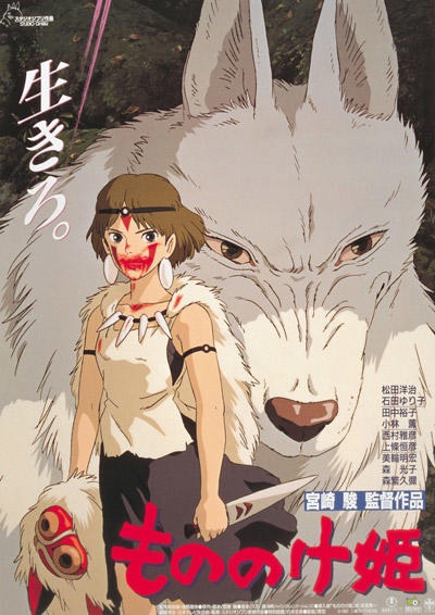 Princess Mononoke anime poster
