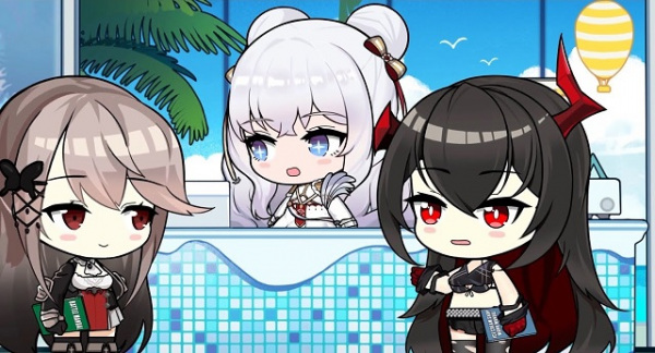 Azur Lane 4th Anniversary: A Day at the Port Ice Cream Shop anime poster