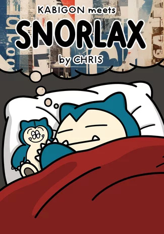 Kabigon Meets Snorlax anime poster