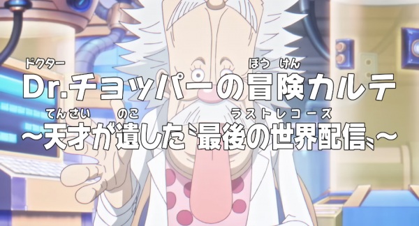 One Piece: Dr. Chopper's Adventure Checkup - the Last Records That a Genius Left Behind anime poster