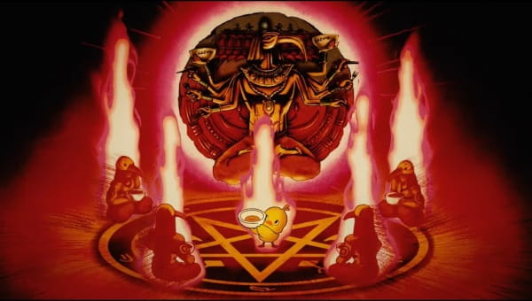 Nissin Chikin Ramen CMs anime poster